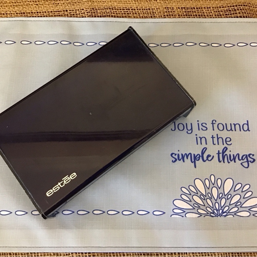 Vintage Estee Dark Blue Powder Box